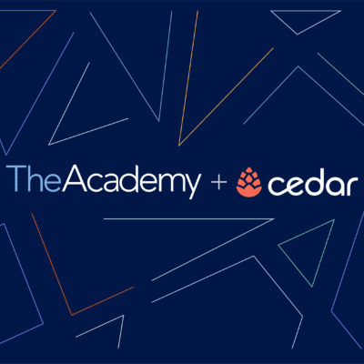 The Health Management Academy and Cedar's logos next to each other